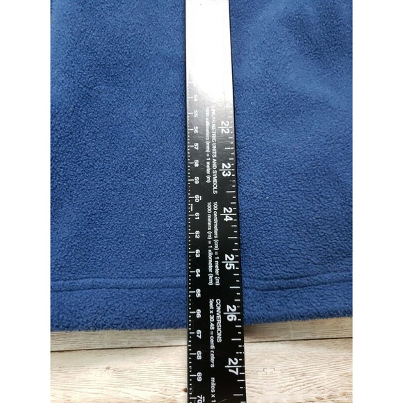 Team Realtree Men's Med Fleece blue Vest  Full Zip Hiking Construction - Picture 4 of 8